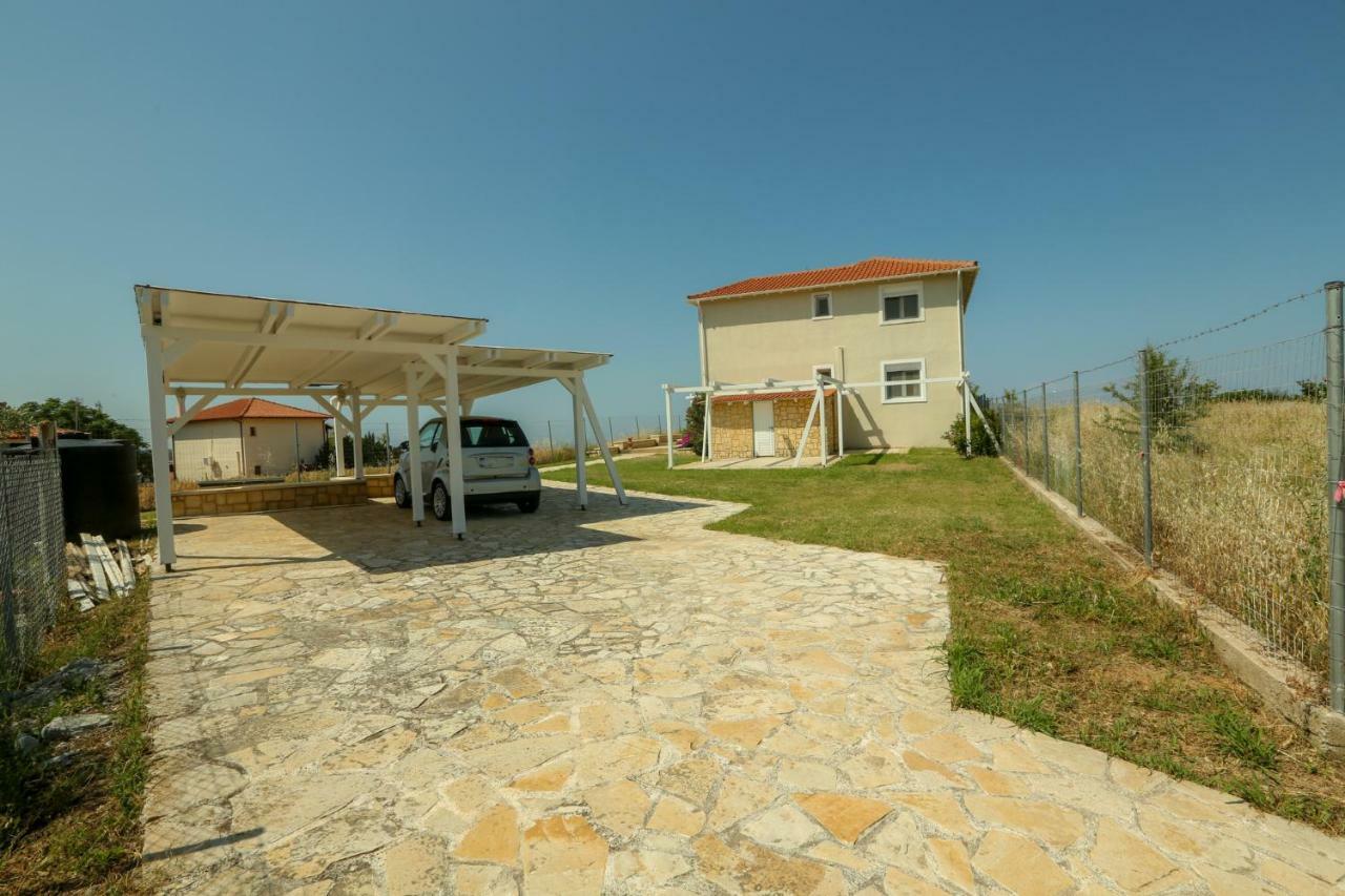 Magnificent Seascape Villa On A Secluded Beach Nea Moudania Esterno foto