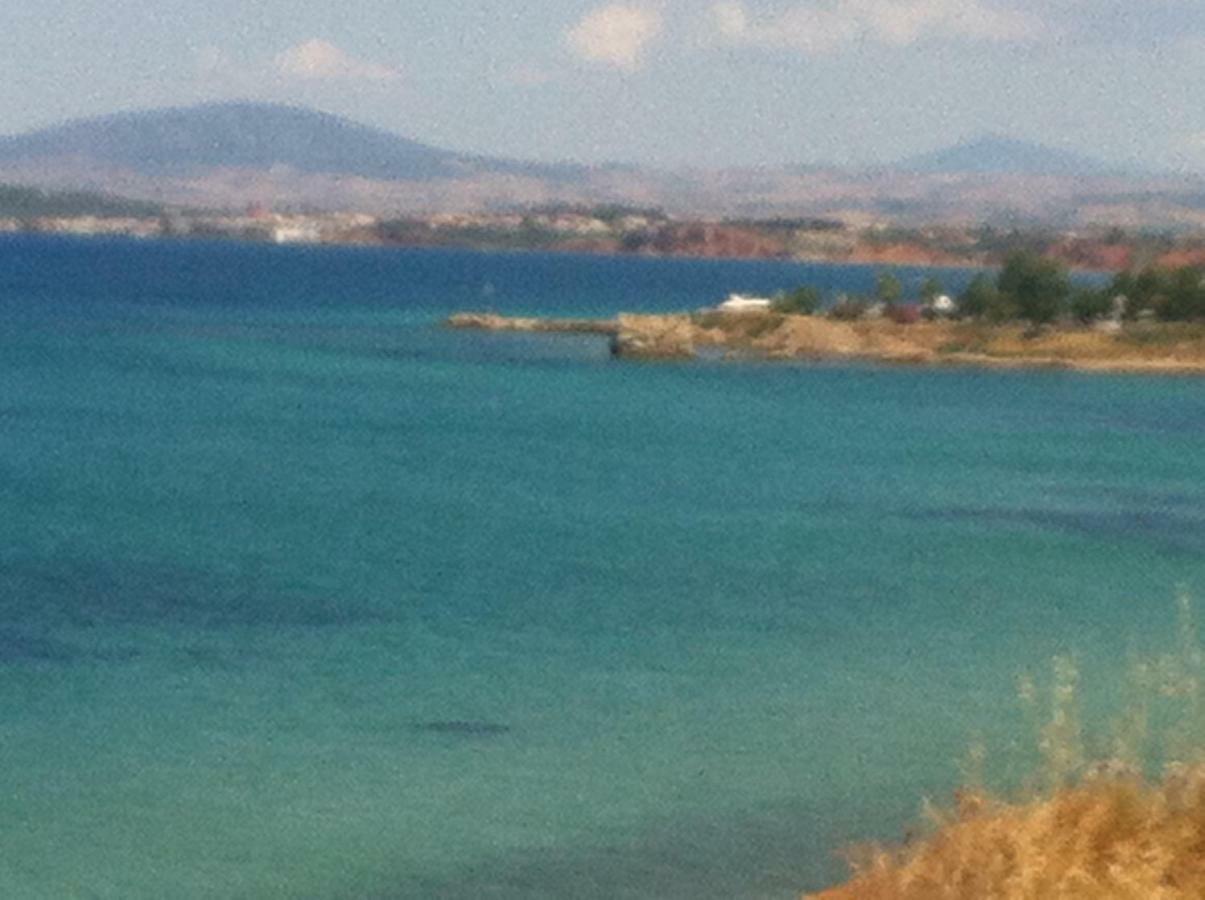 Magnificent Seascape Villa On A Secluded Beach Nea Moudania Esterno foto