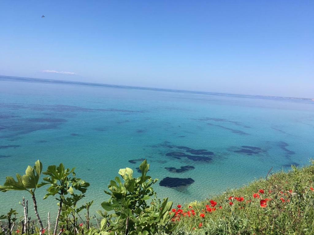 Magnificent Seascape Villa On A Secluded Beach Nea Moudania Esterno foto