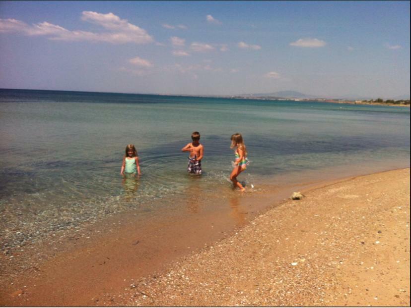 Magnificent Seascape Villa On A Secluded Beach Nea Moudania Esterno foto